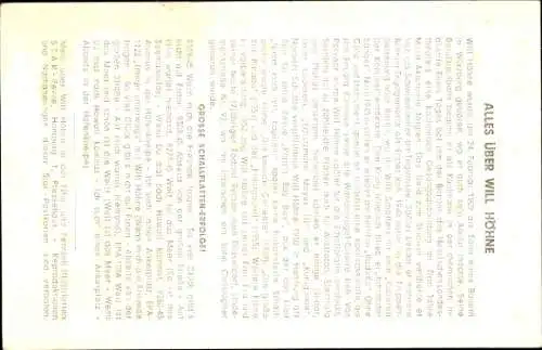 Ak Sänger Will Höhne, Portrait, Autogramm