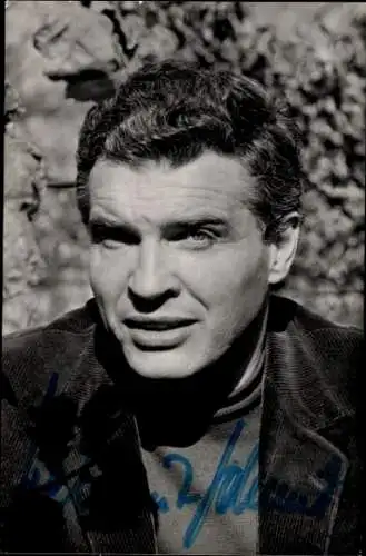 Ak Schauspieler Helmut Schmid, Portrait, Autogramm