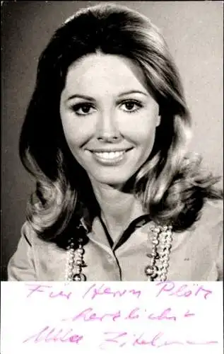 Ak Schauspielerin Ulla Zitelmann, Portrait, Autogramm