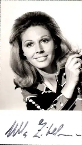 Ak Schauspielerin Ulla Zitelmann, Portrait, Autogramm