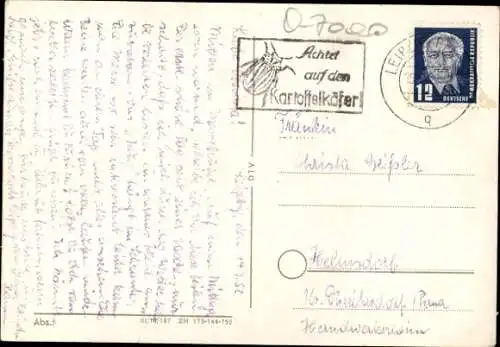 Ak Leipzig in Sachsen, Technische Messe, Straßenbahn