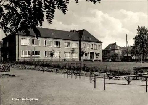 Ak Rötha in Sachsen, Kindergarten