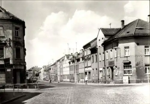 Ak Groitzsch in Sachsen, Ernst Thälmann Straße