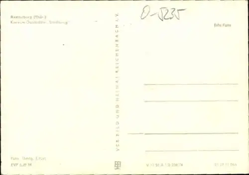 Ak Rastenberg in Thüringen, Konsum Gaststätte Stadtkrug, Trabant