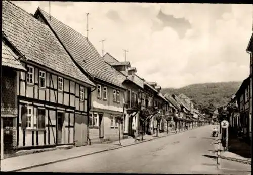 Ak Neustadt im Harz Harztor Thüringen, Burgstraße