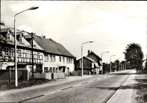 Ak Gebra Hainleite Obergebra Bleicherode am Harz, Straßenpartie, Gasthaus