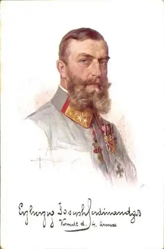 Künstler Ak Brüch, Erzherzog Joseph Ferdinand von Österreich Toskana, Portrait, Orden