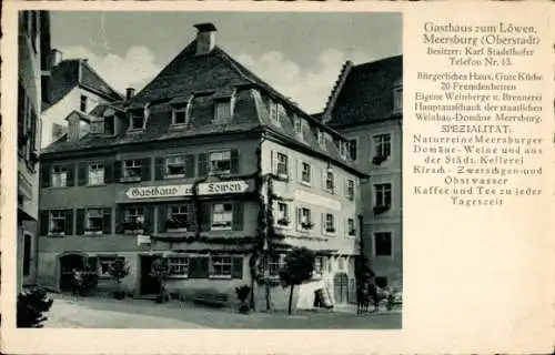 Ak Meersburg am Bodensee, Gasthaus zum Löwen