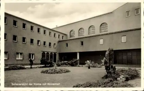 Ak Bredeney Essen im Ruhrgebiet, Mutterhaus d. Barmherzigen Schwestern, Kirche, Binnenhof