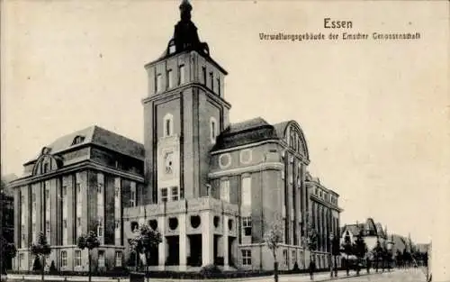Ak Essen im Ruhrgebiet Nordrhein Westfalen, Verwaltungsgebäude der Emscher Genossenschaft