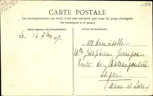 Ak Französisches Kriegsschiff Brest