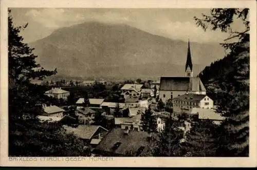 Ak Brixlegg in Tirol, Teilansicht mit Kirche