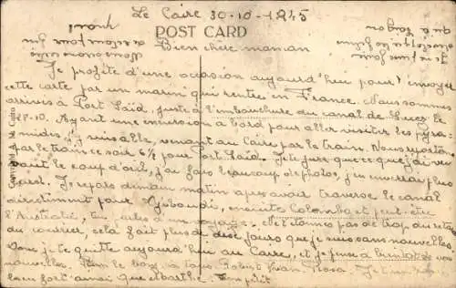 Ak Cairo Kairo Ägypten, Gesamtansicht