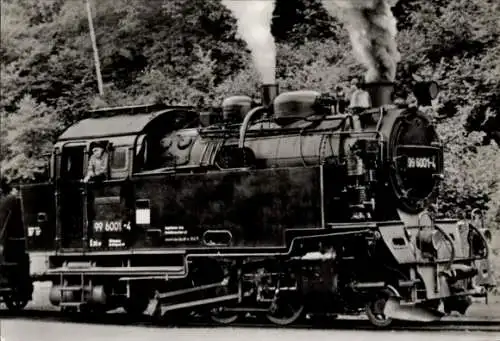 Ak Deutsche Eisenbahn, Lokomotive, Nr 99 6001, Baujahr 1939