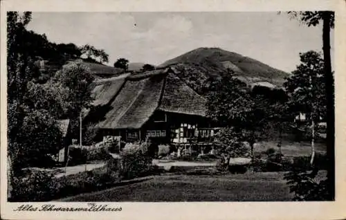 Ak Altes Schwarzwaldhaus, Bauernhaus