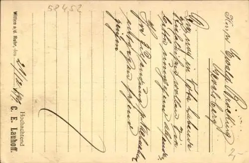 Ak Witten an der Ruhr, Schuh-Fabrik, C. E. Lauhoff
