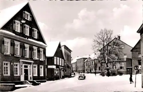 Ak Halver Sauerland, Haus zur Fuhr, Hotel, im Winter