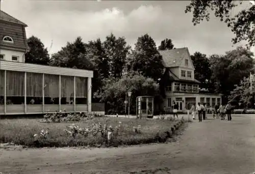 Ak Schwarzer Busch Insel Poel Mecklenburg, FDGB Erholungsheim Freundschaft, Gaststätte Seeblick