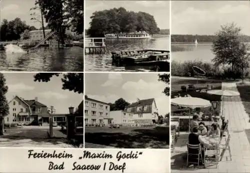 Ak Bad Saarow in der Mark, Ferienheim Maxim Gorki, Terrasse