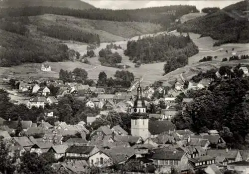 Ak Steinbach Hallenberg im Thüringer Wald, Panorama