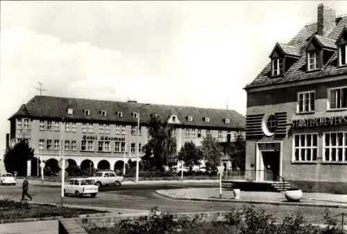 Ak Prenzlau in der Uckermark, Hotel Uckermark, Trabant