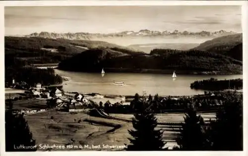 Ak Schluchsee im Schwarzwald, Panorama