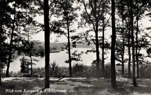 Ak Ostseebad Kölpinsee auf Usedom, Kurpark