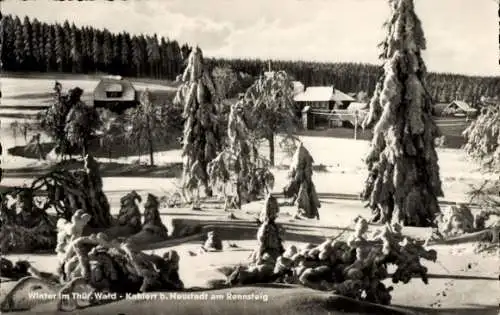 Ak Kahlert Neustadt am Rennsteig Großbreitenbach in Thüringen, Winter