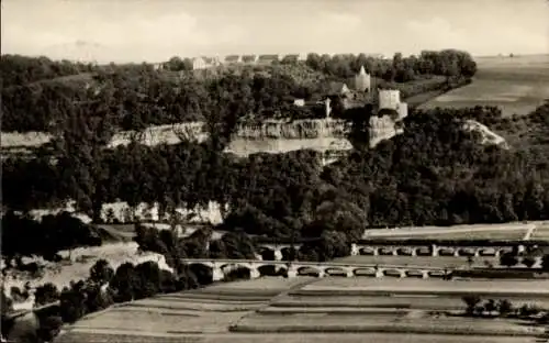 Ak Bad Kösen Naumburg an der Saale, Rudelsburg
