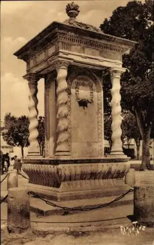 Ak Oléron Charente Maritime, Le Chateau, Fontaine Renaissance