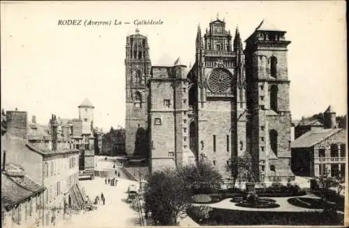 Ak Rodez Aveyron, Cathedrale