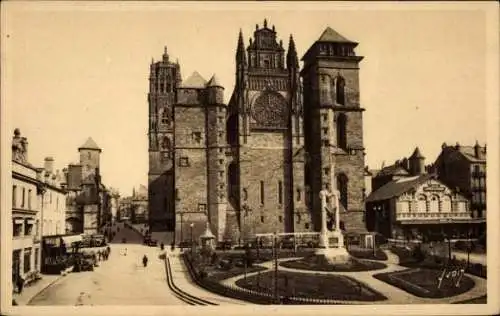 Ak Rodez Aveyron, Cathedrale Notre Dame