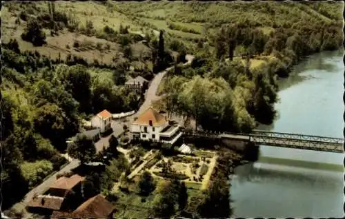 Ak La Madeleine Aveyron, Hotel Restaurant Belle Rive, Pont