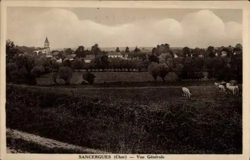 Ak Sancergues Cher, Vue Generale