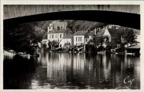 Ak Nemours Seine-et-Marne, Landschaft am Ufer des Loing