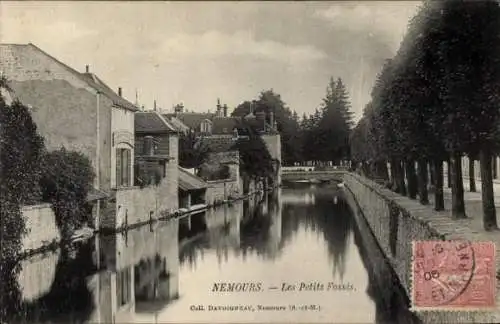 Ak Nemours Seine-et-Marne, Les Petits Fosses