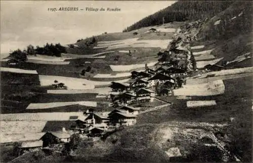 Ak Areches Savoie, Village du Roudin