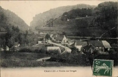 Ak Chailles Loir-et-Cher, Entree des Gorges