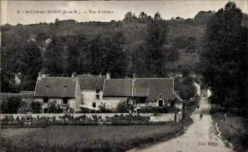 Ak Saint Cyr sur Morin Seine et Marne, Vue d'Archet