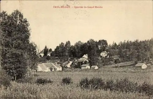 Ak Fayl Billot Haute Marne, Quartier du Grand Moulin