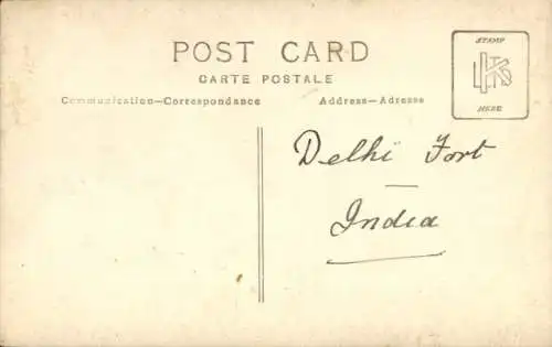Foto Ak Delhi Indien, Rotes Fort