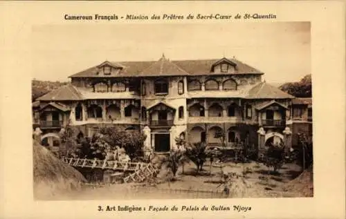 Ak Kamerun, Mission der Priester des Heiligen Herzens von St. Quentin, Palast von Sultan Njoya