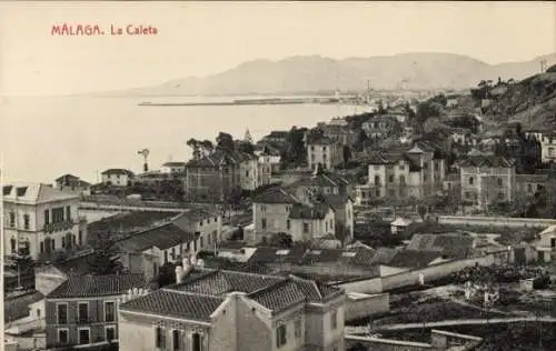Ak Malaga Andalusien Spanien, La Caleta