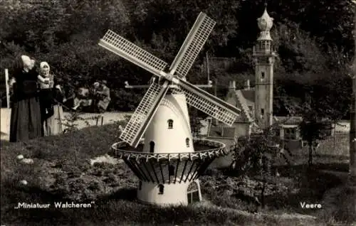 Ak Veere Zeeland Niederlande, Miniatur-Walcheren