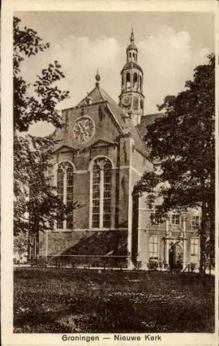 Ak Groningen Niederlande, Nieuwe Kerk