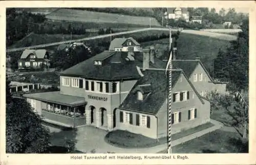 Ak Karpacz Krummhübel im Riesengebirge Schlesien, Hotel Tannenhof, Heidelberg