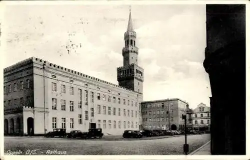 Ak Opole Oppeln Schlesien, Rathaus