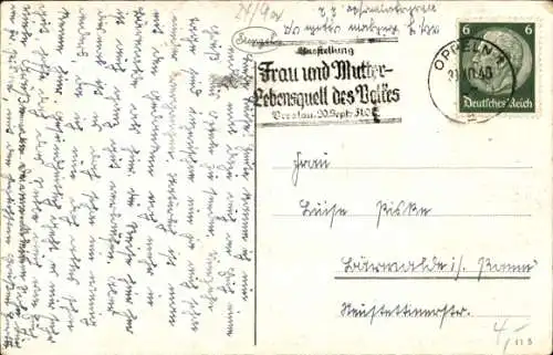 Ak Opole Oppeln Schlesien, Rathaus