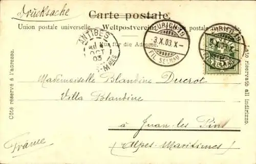 Ak Zürich Stadt Schweiz, Grand Hotel Dolder