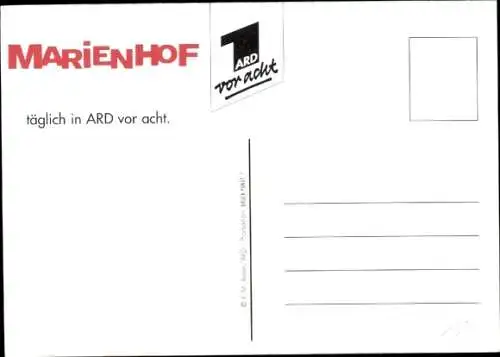 Ak Schauspieler Ingo Wirth, Portrait, Marienhof, Autogramm